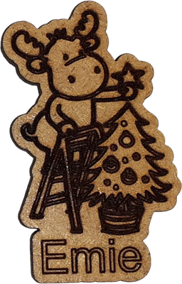 Magnet - Renne  personnalisable